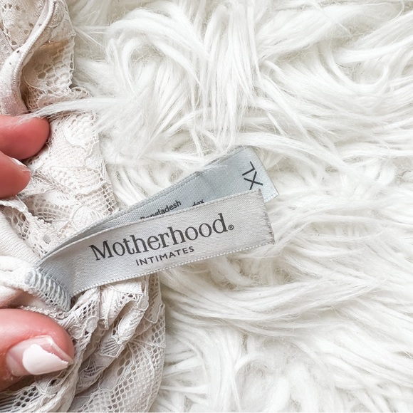 Motherhood Intimates | Cream Lace Racerback Nursing Bralette - Picture 5 of 5
